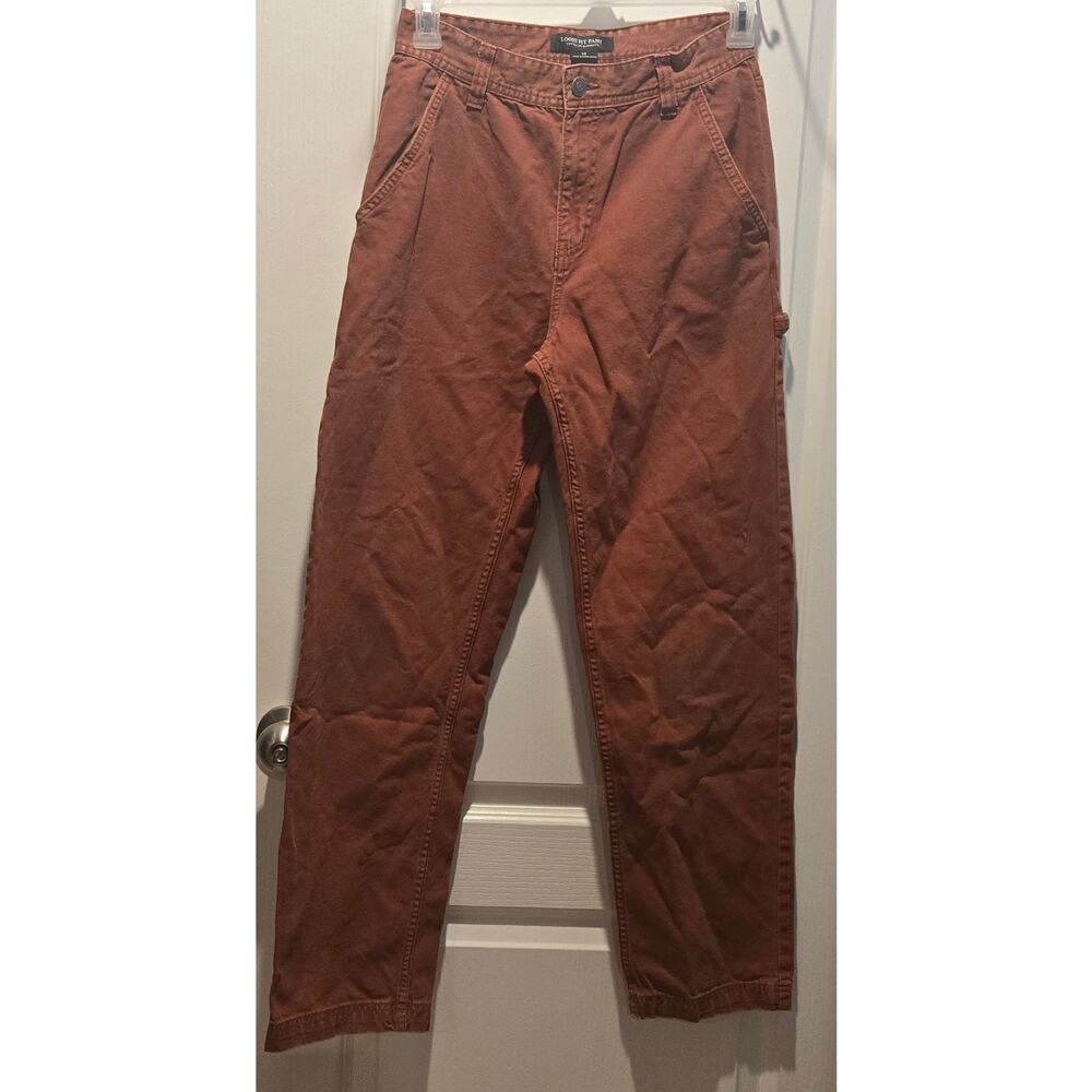 Cotton: On Women sz 28 Burnt Orange Carpenter Loose Fit Jean